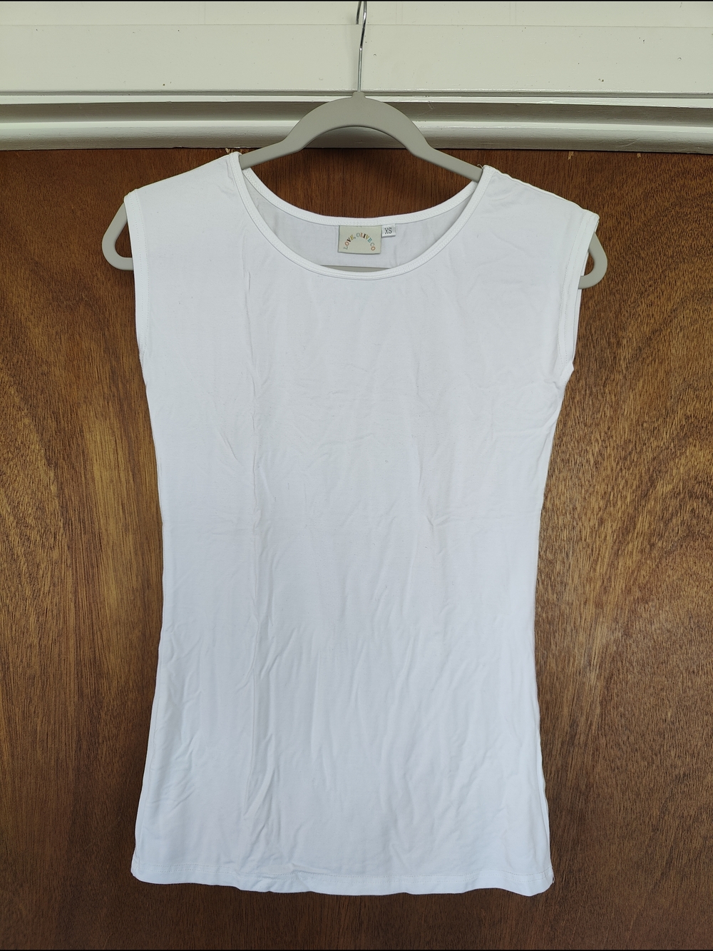 Love Olive Co White Layer Tee
